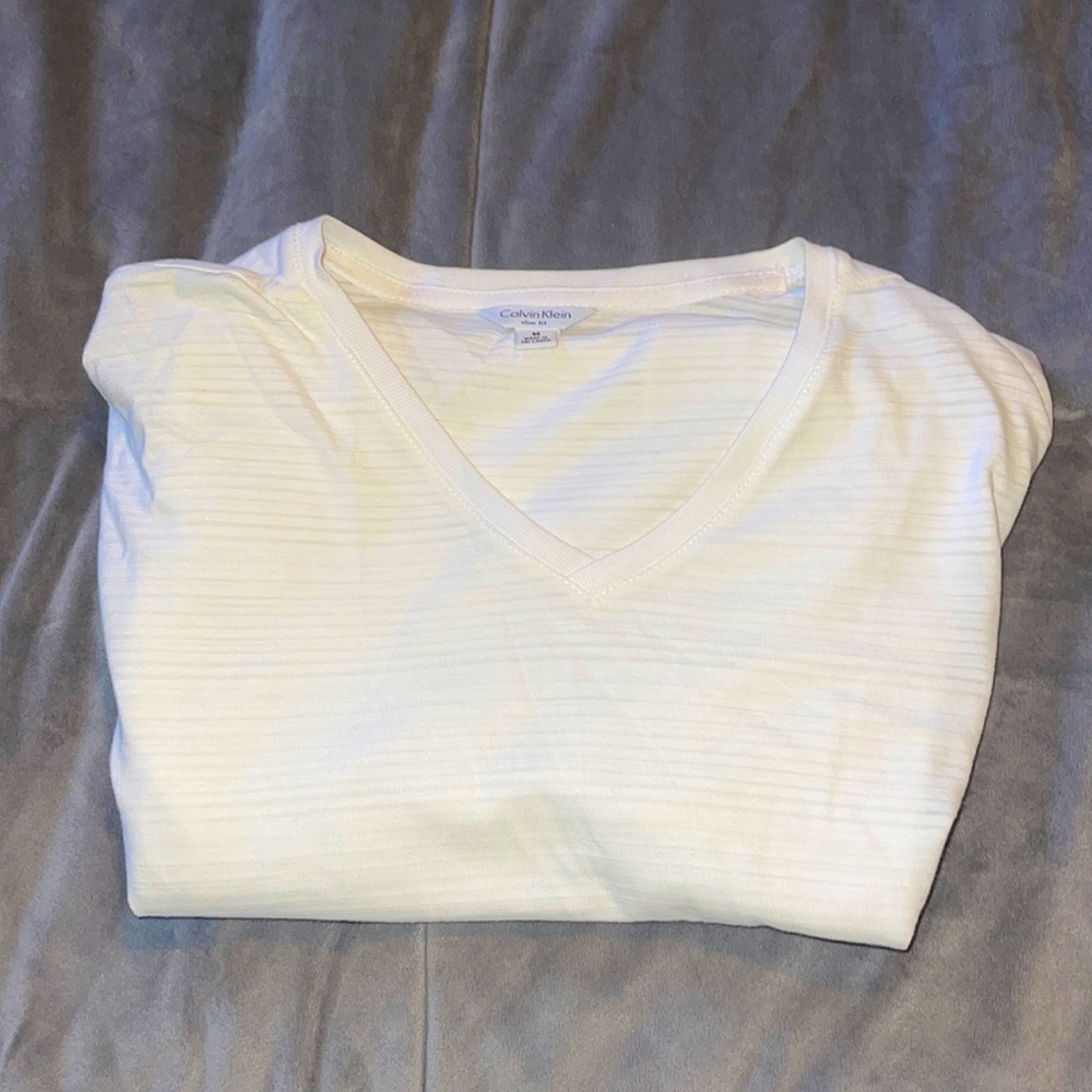 Calvin Klein M White T-Shirt